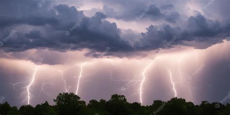 Premium Photo | Thunderstorm clouds