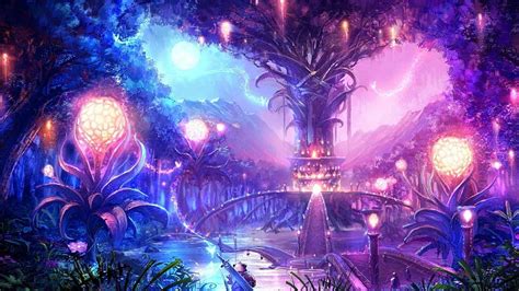 Tera online fantasy landscapes magic art, purple fantasy HD wallpaper ...