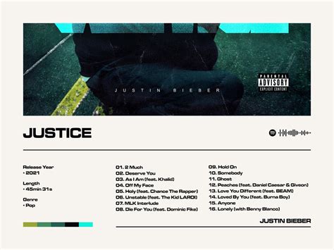 Justice Justin Bieber Album Poster Framed Poster | Etsy