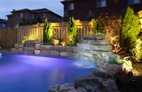 Natural Stone Waterfalls - Mediterranean - Swimming Pool & Hot Tub ...