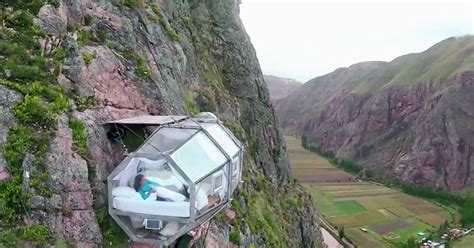 Cliff-Hanging Sleep Pods Take Glamping to New Heights | WIRED