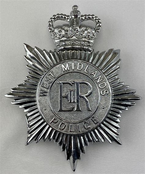 West Midlands Police Helmet Badge | Time Militaria