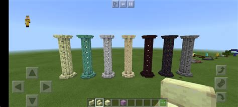 A pillar design that can be used with any stair and wall variant and a ...