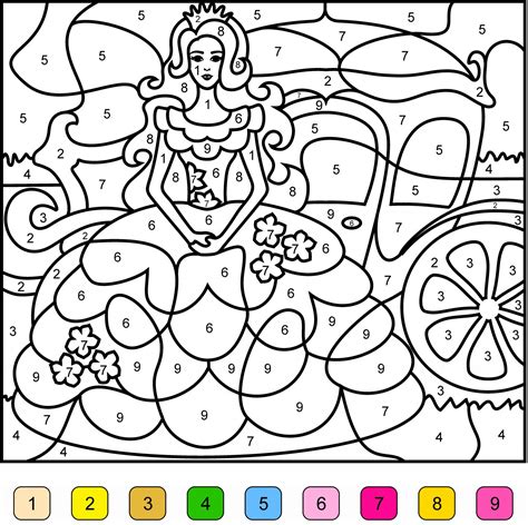 Color by Number Anime Worksheets | 101 Coloring