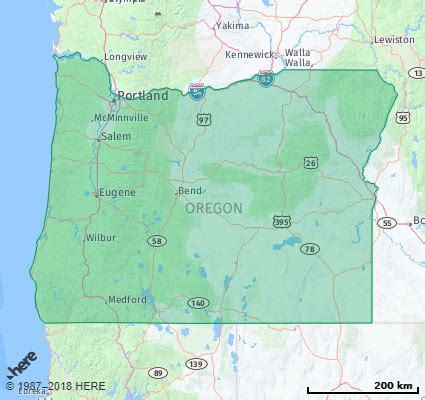 Listing of all Zip Codes in the state of Oregon