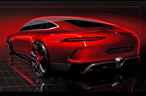 Four-Door Mercedes-AMG GT Concept Teased Ahead of Geneva