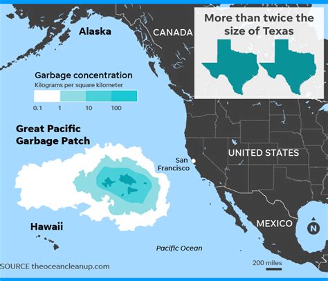 World's largest collection of ocean garbage is twice the size of Texas ...