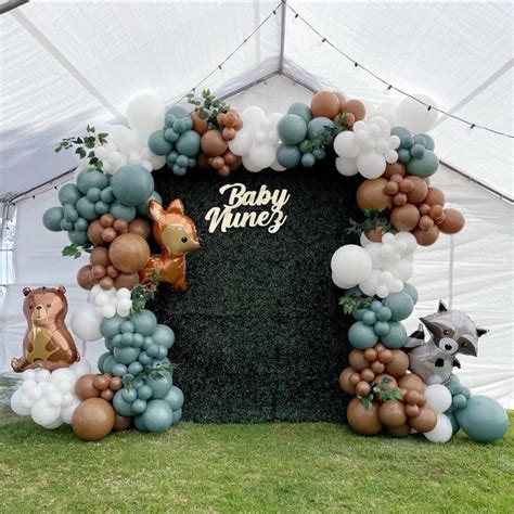 Woodland Baby Shower Balloon Arch Kit Woodland Themed Baby - Etsy