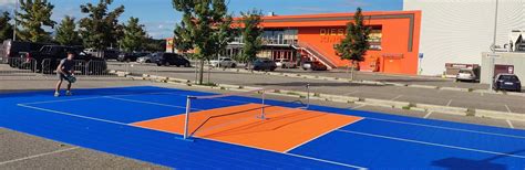 Backyard pickleball court - Build it with professional rebound floor