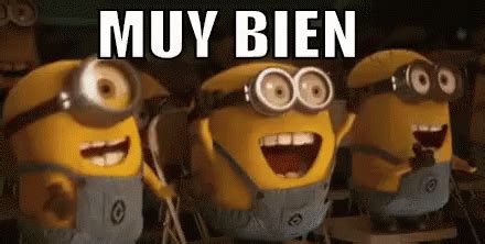 Minions Muy Bien GIF - Minions Animo Aplausos - Discover & Share GIFs