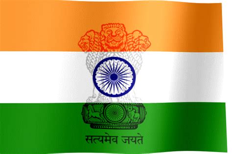 Flag of India (GIF) - All Waving Flags