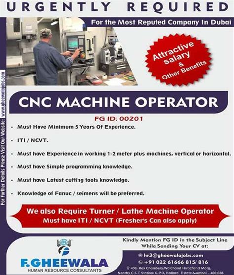 Cnc Machine Operator Salary Ontario - mahines