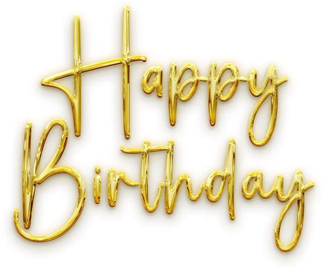 Happy Birthday Gold Text Effect Font Png Happy Birthday Gold Text | The ...