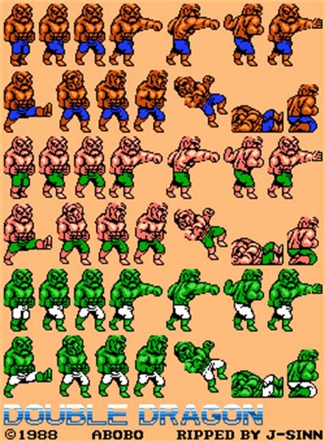 NES - Double Dragon - Abobo - The Spriters Resource