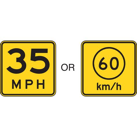 SPEED LIMIT 35 MPH SIGN Logo Download png