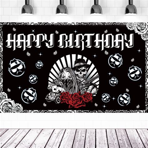 Buy Cholo Party Decorations,Large 71x43in Happy Birthday Cholo Backdrop ...