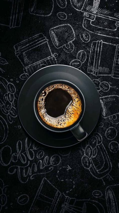 Download Coffee Cup Dark Aesthetic Wallpaper | Wallpapers.com