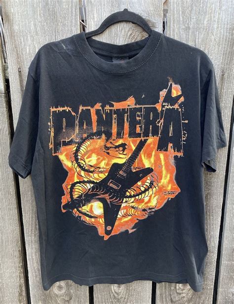 Men's PANTERA T-Shirt Black Reinventing the Steel M C… - Gem