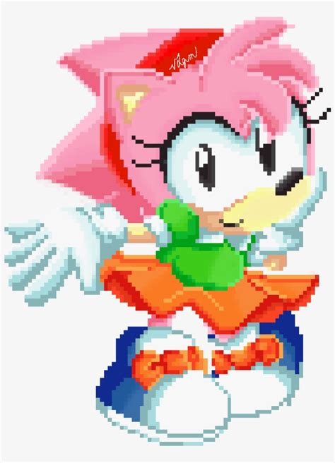 Amy Rose Pixel Art