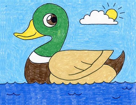 How to Draw a Duck · Art Projects for Kids