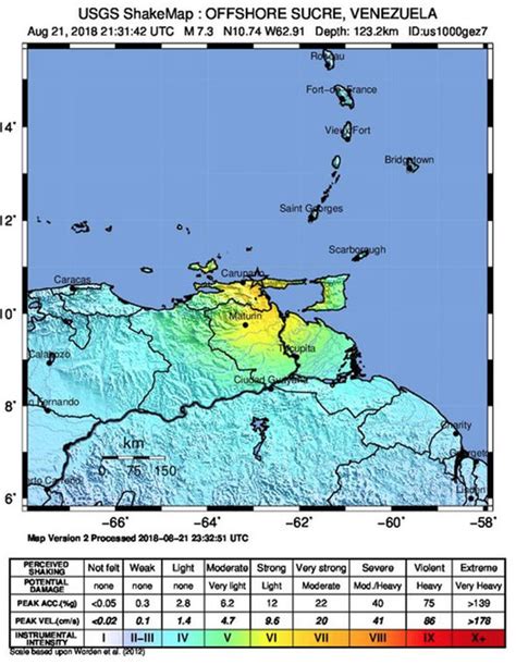 Venezuela earthquake MAP: Where did the huge 7.3 earthquake hit ...