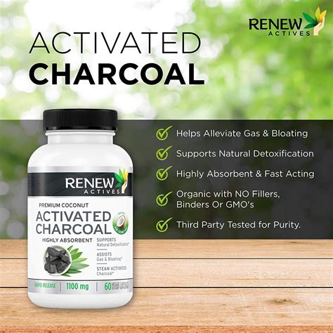 Activated Charcoal - 60 Capsules – Renew Actives