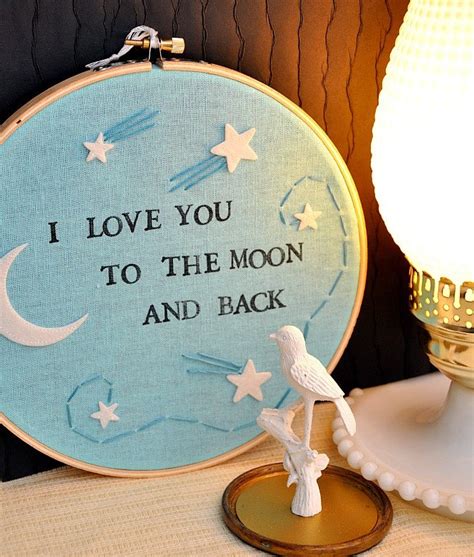 I Love You To The Moon And Back Wall Art