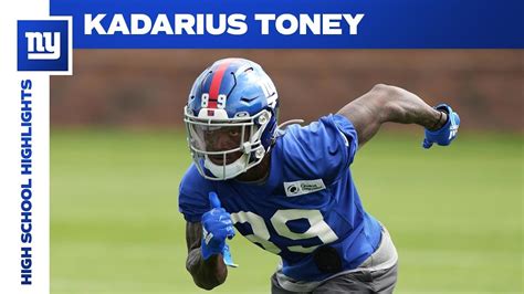 Kadarius Toney's TOP Excessive College Highlights | New York Giants