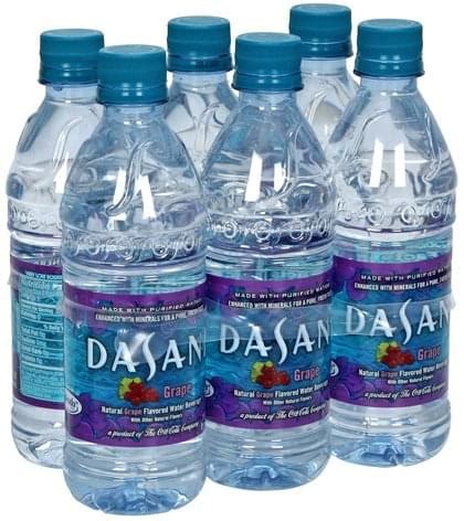 Dasani Grape Flavored Water Beverage - 6 ea, Nutrition Information | Innit