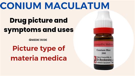 Conium maculatum Homoeopathic Medicine Symptoms and uses - YouTube