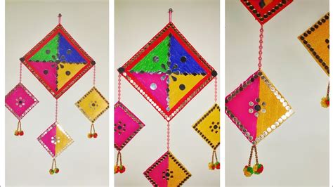 Navratri decoration idea #7 | easy wall decor | best out of waste | DIY ...