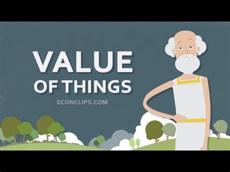 The Water and Diamond Paradox – How to Value Stuff