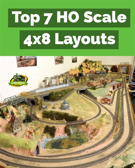 Top 7 HO Scale Train Layout 4x8 Photo Galleries | Model train layouts ...