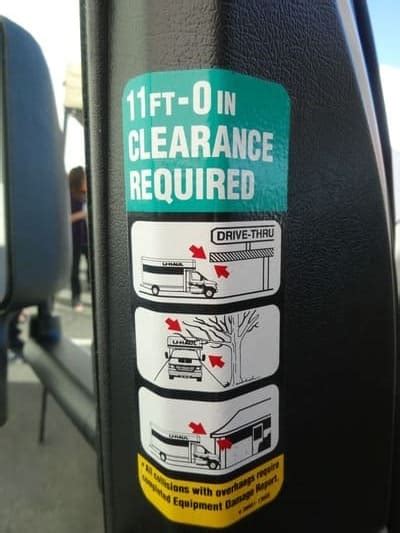 What is the Height Clearance of a Rental Truck?