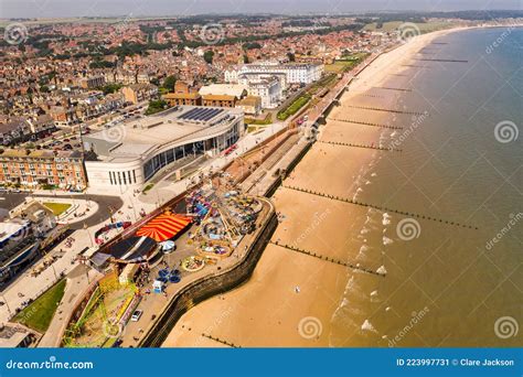 Aerial View of Bridlington Seafront Editorial Photo - Image of marina ...