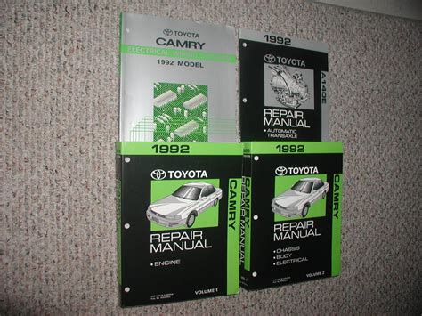 1992 Toyota Camry Service Manual Set - Japanese (Datsun, Toyota, Mazda ...