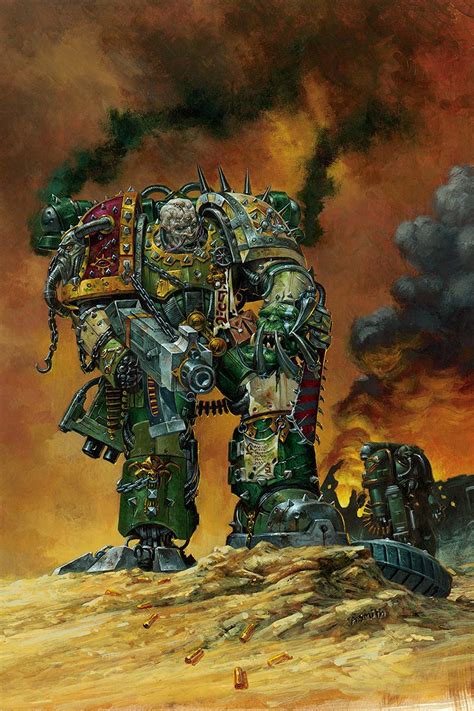 Classic Chaos Space Marine – WARHAMMER ART