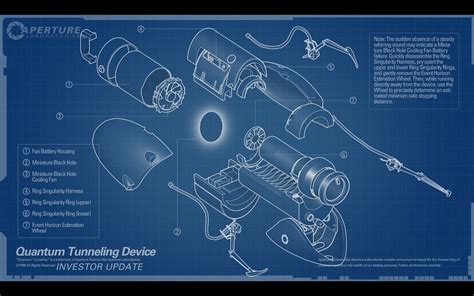 blueprints, Aperture Laboratories, Portal (game), Portal Gun HD ...