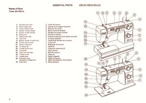 Janome New Home L372 L373 Sewing Machine Instruction Manual