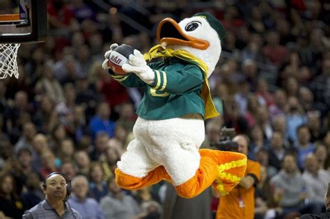 The Oregon Duck mascot | Oregon ducks, Duck, Mascot