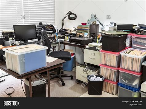 Messy Business Office Image & Photo (Free Trial) | Bigstock