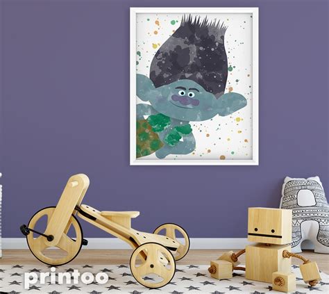 Branch Trolls - Nursery Wall Decor - Digital Baby Room Poster | PrintooShop