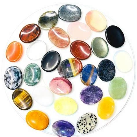 Natural Oval Worry Stone at Rs 45/piece in Khambhat | ID: 2851887815412