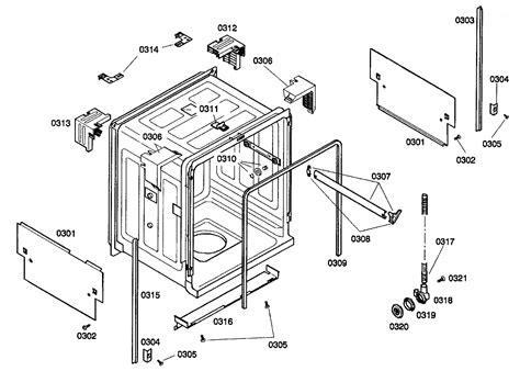 Bosch Dishwasher Parts Diagram / Bosch Shxm78w55n 01 Dishwasher Parts ...