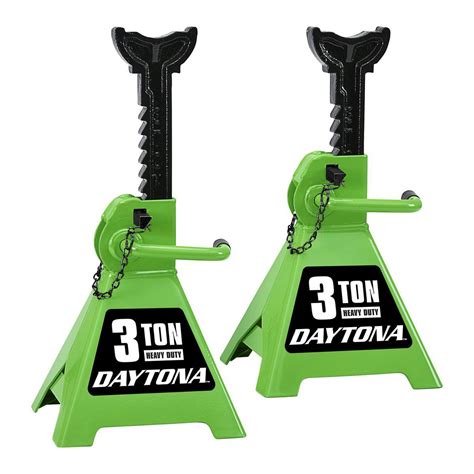 Coupons for DAYTONA 3 Ton Heavy Duty Ratcheting Jack Stands for $24.99