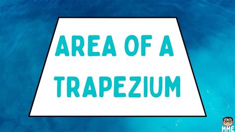 Proof Of The Area Of A Trapezium Formula - YouTube