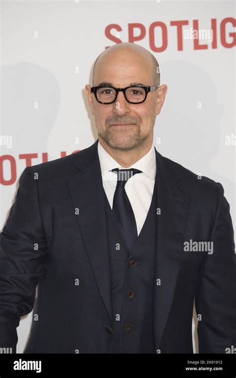 Stanley Tucci attends the Spotlight UK Premiere at The Washington Hotel ...