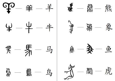 Chinese Characters for Animals