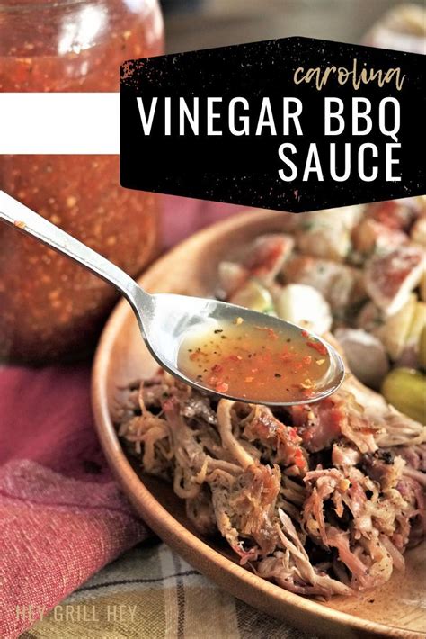 Carolina Vinegar BBQ Sauce | Hey Grill, Hey | Recipe | Homemade bbq ...