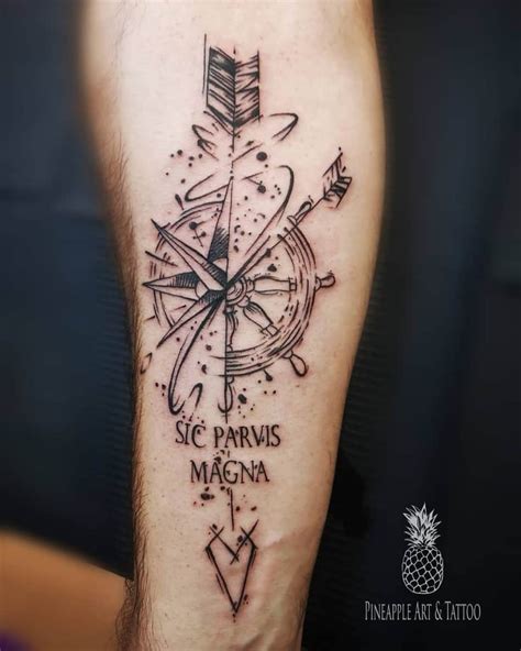 Top 101 Best Sic Parvis Magna Tattoo Ideas - [2021 Inspiration Guide]